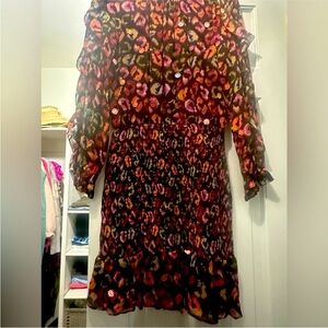 FARM Rio Multicolor Long Sleeve Dress